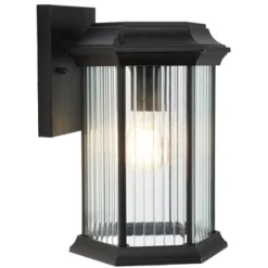 Hylan 8.46" Outdoor Sconce (Set Of 2) - PLT7006 - Black - Safavieh -Lighting Store GUEST 057d3673 b867 449f 8097 1a513e099ca8