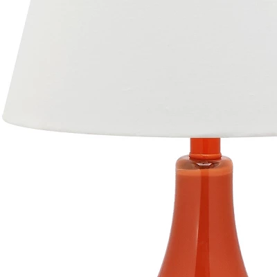 Amy Gourd Table Lamp - 24 Inch Height - LIT4087 - Orange - Safavieh 4 Amy Gourd Table Lamp - 24 Inch Height - LIT4087 - Orange - Safavieh - Image 2