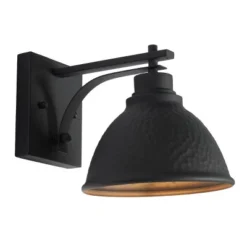 Melila 7.87" Outdoor Sconce (Set Of 2) - PLT7018 - Black - Safavieh -Lighting Store GUEST 06497c93 d5fb 4d86 997e ca453db46f80