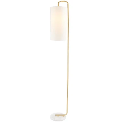 Troilus 64" Floor Lamp - FLL7005 - Gold/White Marble - Safavieh 4 Troilus 64" Floor Lamp - FLL7005 - Gold/White Marble - Safavieh - Image 2