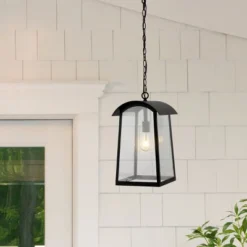 Adalai 10" Outdoor Pendant - PLT4028 - Black - Safavieh -Lighting Store GUEST 07f2e71e 5fbe 4f3c ad62 82ff9e487b41