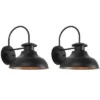 Linden 10" Outdoor Wall Sconce (Set Of 2) - PLT7001 - Black - Safavieh -Lighting Store GUEST 1086b954 9b85 4707 adab f3915492fc10