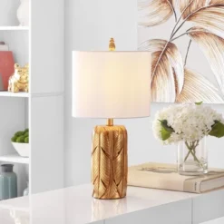 Wilsa Table Lamp - 22.5 Inch Height - TBL4229 - Gold - Safavieh -Lighting Store GUEST 15a5d4a1 0daf 4595 8b21 8a0dc3249631