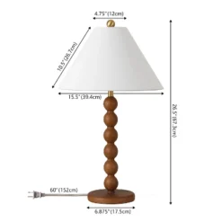 Sanne 26.5 "Table Lamp - TBL4597 - Natural - Safavieh -Lighting Store GUEST 18bd692b eb05 4134 8952 d5cc5d44c732