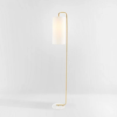 Troilus 64" Floor Lamp - FLL7005 - Gold/White Marble - Safavieh 6 Troilus 64" Floor Lamp - FLL7005 - Gold/White Marble - Safavieh - Image 4
