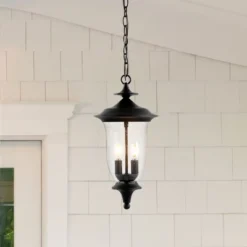 Dowell 9" Outdoor Pendant - PLT4033 - Black - Safavieh -Lighting Store GUEST 1e2a0af0 ace0 462a 86b7 4ca435cf7be3