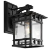 Grayter Outdoor Wall Lantern - PLT4013 - Clear/Black - Safavieh -Lighting Store GUEST 1e9ba07e 047d 4767 a4d8 dd61e5fa8bd8