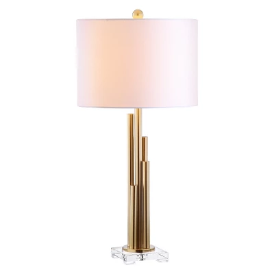 (Set Of 2) 32" Hopper Table Lamp Brass Gold (Includes LED Light Bulb) - Safavieh 5 (Set Of 2) 32" Hopper Table Lamp Brass Gold (Includes LED Light Bulb) - Safavieh - Image 3