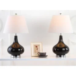 Amy Gourd Glass Table Lamp (Set Of 2) - 24" Height - LIT4087 - Safavieh 18 Amy Gourd Glass Table Lamp (Set Of 2) - 24" Height - LIT4087 - Safavieh -Lighting Store GUEST 1f945d75 81e2 4ff2 8ef6 642b38c8fc96