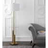 61" Ambrosio Floor Lamp Side Table Brass/Gold (Includes CFL Light Bulb) - Safavieh -Lighting Store GUEST 249849c3 7cc8 4156 ad6d 9f677ce1b900