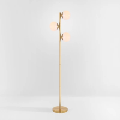 Devlyn 3 Light 62" Floor Lamp - FLL4104 - Gold - Safavieh 7 Devlyn 3 Light 62" Floor Lamp - FLL4104 - Gold - Safavieh - Image 5