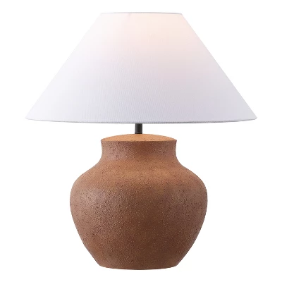 Clay 21.75" Table Lamp - TBL4656 - Brown - Safavieh 3 Clay 21.75" Table Lamp - TBL4656 - Brown - Safavieh