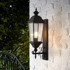 Braden Outdoor Wall Sconce - PLT4084 - Black - Safavieh -Lighting Store GUEST 2828569f 2525 4371 9415 5ff65cae83a4