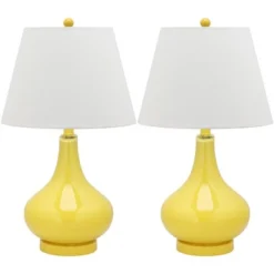 Amy Gourd Glass Table Lamp (Set Of 2) - 24" Height - LIT4087 - Safavieh 29 Amy Gourd Glass Table Lamp (Set Of 2) - 24" Height - LIT4087 - Safavieh -Lighting Store GUEST 29da1752 198a 4770 9fdc 2dc87f93f70d