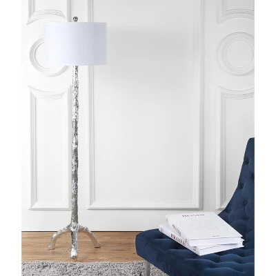 Branch Floor Lamp - LIT4075 - Silver - Safavieh 3 Branch Floor Lamp - LIT4075 - Silver - Safavieh