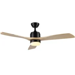 Lighting Store 9 Vencin Led Light 52" Ceiling Fan - CLF1020 - Black - Safavieh