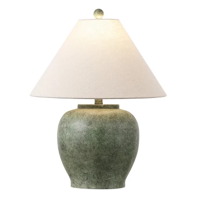 Dylan Table Lamp - 22 Inch Height - TBL4560 - Antique Green - Safavieh 3 Dylan Table Lamp - 22 Inch Height - TBL4560 - Antique Green - Safavieh