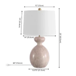 Marialla 25" Table Lamp - TBL4649 - Ivory - Safavieh -Lighting Store GUEST 2e190b45 e6f6 40d1 ad7b ac219478c960