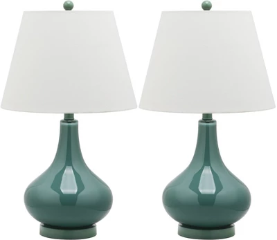Amy Gourd Glass Table Lamp (Set Of 2) - 24" Height - LIT4087 - Safavieh 10 Amy Gourd Glass Table Lamp (Set Of 2) - 24" Height - LIT4087 - Safavieh - Image 8