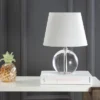 Mable Table Lamp - 14 Inch Height - LIT4368 - Clear/Off White - Safavieh