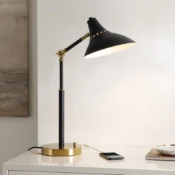 Author Table Lamp W/ USB Port - 23 Inch Height - TBL4488 - Black/Brass - Safavieh 7 Author Table Lamp W/ USB Port - 23 Inch Height - TBL4488 - Black/Brass - Safavieh -Lighting Store GUEST 313356ad be87 4f0b b069 167b0fb63a15