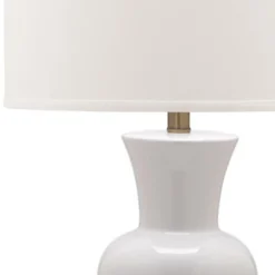 Lola Column Table Lamp - 30 Inch Height - LIT4150 - White - Safavieh -Lighting Store GUEST 34b01626 5775 4788 932b d06334d683b3