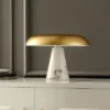 Vaughan 10" Table Lamp - Brass Gold/White - Safavieh -Lighting Store GUEST 3c4f21db 7a01 41ba b90f ec100dc4b55a