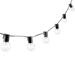 Huron LED Outdoor String Lights - 120" - 10 Light - PLT4045 - Black - Safavieh 8 Huron LED Outdoor String Lights - 120" - 10 Light - PLT4045 - Black - Safavieh -Lighting Store GUEST 40cf5ec8 177f 46ca ac93 f5908650b8e6