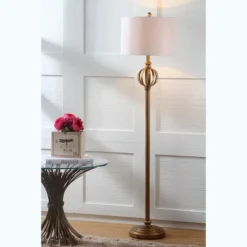 Garden Sphere Floor Lamp - LIT4343 - Gold - Safavieh -Lighting Store GUEST 43b9262c 2e12 4fdf 85e4 ec6bdd225936