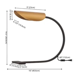 Mari Table Lamp - 14.5 Inch Height - TBL4553 - Antique Gold/Rust - Safavieh -Lighting Store GUEST 465fe9dc cf79 494d 982a 70db1a1dfdae