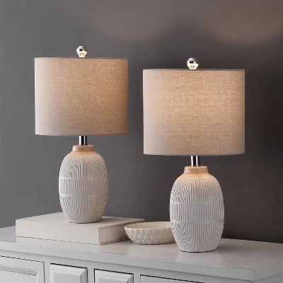 Thom 21" Table Lamp (Set Of 2) - TBL4624 - Brown - Safavieh 4 Thom 21" Table Lamp (Set Of 2) - TBL4624 - Brown - Safavieh - Image 2
