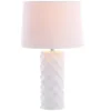 Belford Table Lamp - 18.5 Inch Height - TBL4093 - White - Safavieh -Lighting Store GUEST 4cb6b61f ed25 4f60 87bc 04df25e5d40d