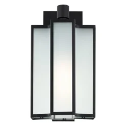 Hyla 12" Outdoor Sconce - PLT4023 - Black - Safavieh -Lighting Store GUEST 5040b70e 034e 4a02 ad6b f4e423800758