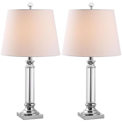 Zara Crystal Table Lamp (Set Of 2) - 24 Inch Height - LIT4098 - Crystal - Safavieh 3 Zara Crystal Table Lamp (Set Of 2) - 24 Inch Height - LIT4098 - Crystal - Safavieh