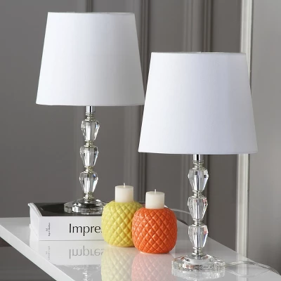 Dylan Tiered Crystal Orb Lamp (Set Of 2) - LIT4124 - Clear/White - Safavieh 4 Dylan Tiered Crystal Orb Lamp (Set Of 2) - LIT4124 - Clear/White - Safavieh - Image 2