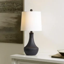 Herleva Table Lamp - 19.5 Inch Height - TBL4479 - Black - Safavieh -Lighting Store GUEST 5f78e310 8f62 4017 b063 f22a5d6e8110