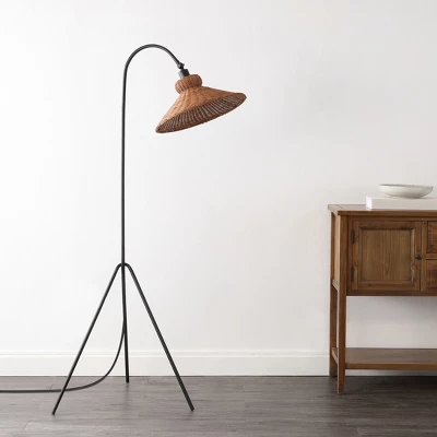 Myah 62 Inch Floor Lamp - Black - Safavieh 4 Myah 62 Inch Floor Lamp - Black - Safavieh - Image 2