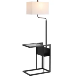 Janson Floor Lamp - Matte Black - Safavieh -Lighting Store GUEST 69076595 14b6 43fa 8b7d bdadebedeb18