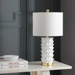 Nico Table Lamp (Set Of 2) - 25 Inch Height - TBL4116 - White/Gold - Safavieh 11 Nico Table Lamp (Set Of 2) - 25 Inch Height - TBL4116 - White/Gold - Safavieh -Lighting Store GUEST 6970e31e c618 4477 84a4 6e5d36c3ee48