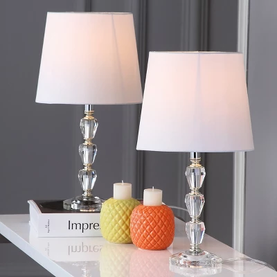 Dylan Tiered Crystal Orb Lamp (Set Of 2) - LIT4124 - Clear/White - Safavieh 5 Dylan Tiered Crystal Orb Lamp (Set Of 2) - LIT4124 - Clear/White - Safavieh - Image 3