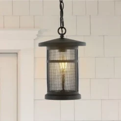 Osprey 8" Outdoor Pendant - PLT4030 - Black - Safavieh -Lighting Store GUEST 6ec7af65 1a41 488f aba7 79ec8745199e