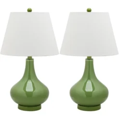 Amy Gourd Glass Table Lamp (Set Of 2) - 24" Height - LIT4087 - Safavieh 22 Amy Gourd Glass Table Lamp (Set Of 2) - 24" Height - LIT4087 - Safavieh -Lighting Store GUEST 6f1f637c aab0 457a 9314 e32b272e01d4