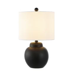 Roux Table Lamp - 19.5 Inch Height - TBL4513 - Black - Safavieh