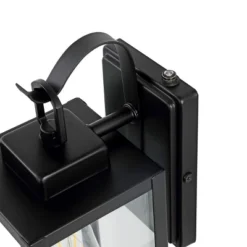 Clemens 6.65" Outdoor Sconce (Set Of 2) - PLT4018 - Black - Safavieh -Lighting Store GUEST 739c26f3 3d2b 4065 abdc b1069e590fc8