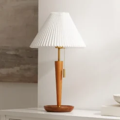 Ronny Table Lamp - 23.5 Inch Height - TBL4577 - Walnut/Brass - Safavieh -Lighting Store GUEST 76642df0 4033 4184 987c 1d9a35fcd673