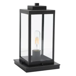 Rinnah 7" Outdoor Table Lamp - PLT7037 - Black - Safavieh -Lighting Store GUEST 76a82b03 699f 4165 bd4f fbf7a44d7d23