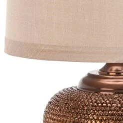 Alexis Gold Beaded Table Lamp - 19 Inch Height - LIT4016 - Taupe - Safavieh -Lighting Store GUEST 7a15e605 fd7a 4d81 921d aecb4e275f4e