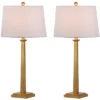 Andino Table Lamp (Set Of 2) - 31.5 Inch Height - TBL4024 - Gold/White - Safavieh