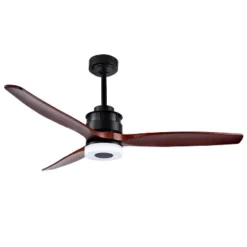 Lighting Store 19 Jemper Led Light 52" Ceiling Fan - CLF1019 - Black - Safavieh
