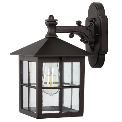 Penryn 10" Outdoor Sconce (Set Of 2) - PLT4032 - Black - Safavieh 4 Penryn 10" Outdoor Sconce (Set Of 2) - PLT4032 - Black - Safavieh - Image 2